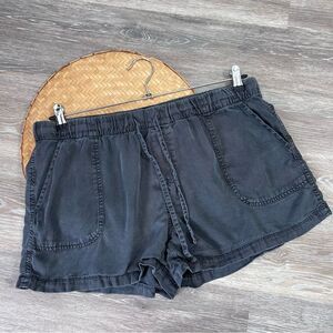 Gap chambray drawstring‎ stretchy waist shorts